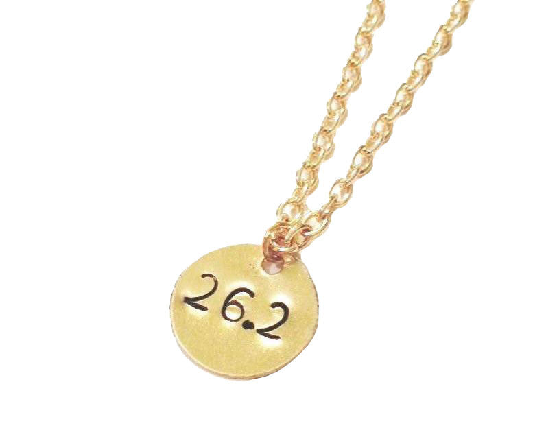 CUSTOM Hand-Stamped Race Necklace!