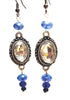 Blue Ombre Drop Earrings