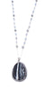 Black and White Agate Necklace