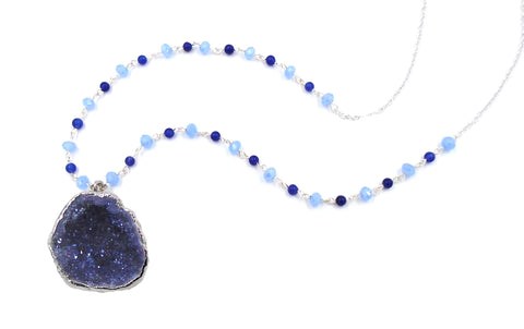 Amethyst Geode Necklace