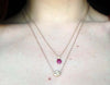 Genuine Ruby Stackable Necklace