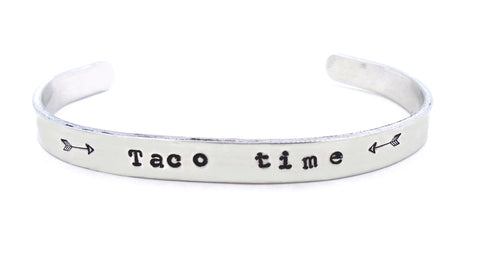 Taco Time Cuff Bracelet