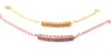 Rose Gold Crystal "Bar" Bracelet