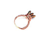 Olive Green "Feather" Ring