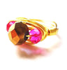 Pink & Bronze Nest Ring