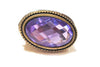 "Royal Purple" Glass Ring