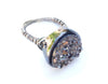 Gunmetal Grey Druzy Ring