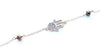 Silver Crystal Hamsa Bracelet