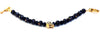 Small Black & Gold Skull Bracelet