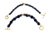 Large Black & Gold Skull Bracelet