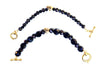 Small Black & Gold Skull Bracelet