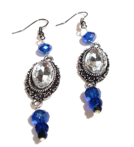 Blue Ombre Drop Earrings