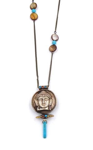 Thai Buddha Pendant Necklace