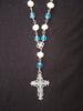Swarovski Crystal and Pearl Cross Necklace