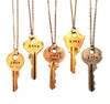 Hand-Stamped Personalized Key Necklace